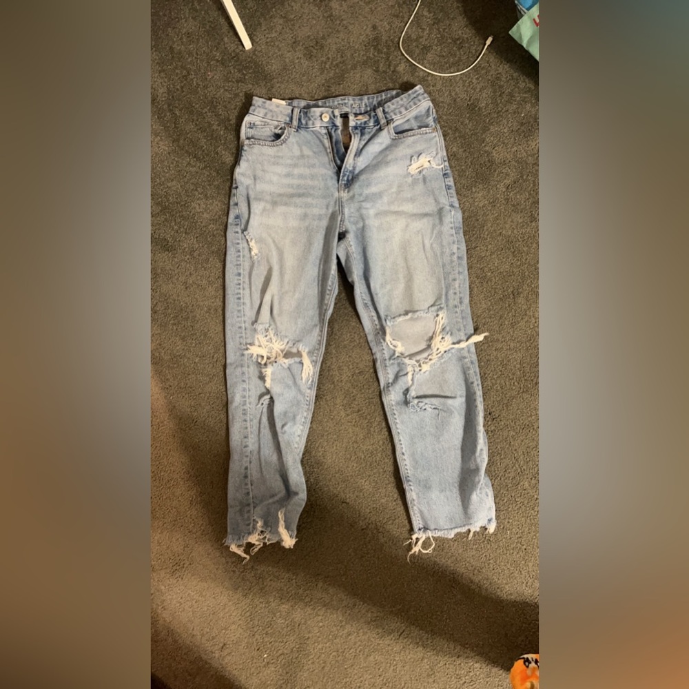American Eagle Curvy Mom Jeans Size 8